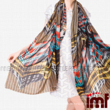 Modeschal 2015 Digitaldruck Kaschmir